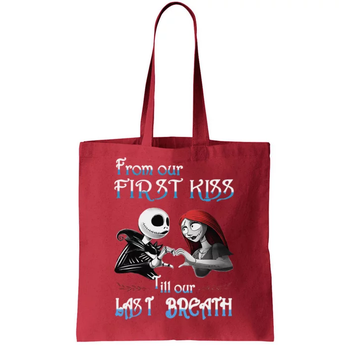 From Our First Kiss To Our Last Breath Ghost Bride Tote Bag