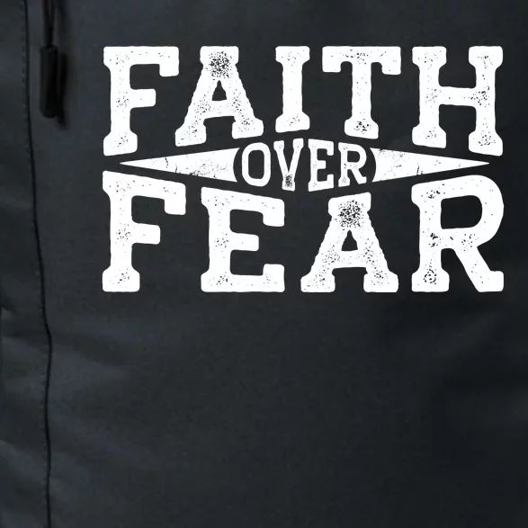 Faith Over Fear Christianity Daily Commute Backpack