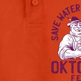 Funny Oktober Fest Save Water Beer Er October Gift Dry Zone Grid Performance Polo