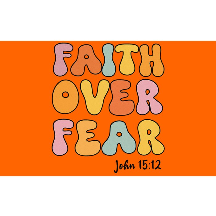 Faith Over Fear Christian Jesus Cute Teen Bumper Sticker