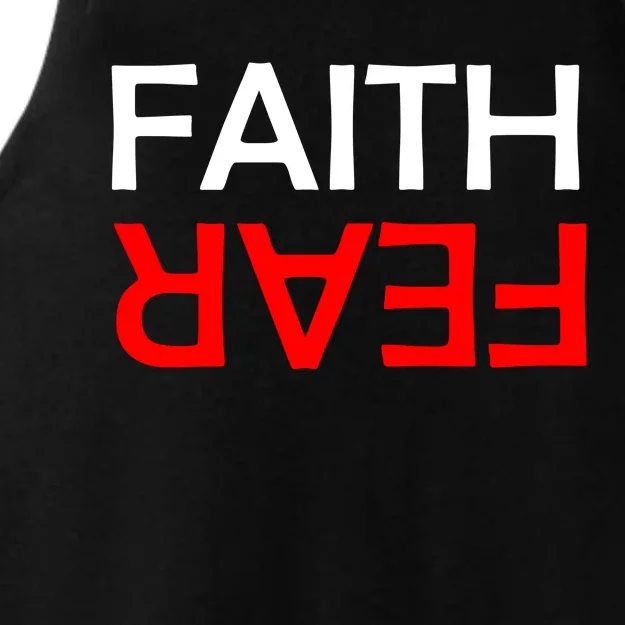 Faith Over Fear Ladies Tri-Blend Wicking Tank