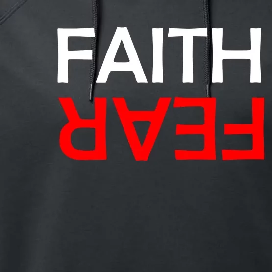 Faith Over Fear Performance Fleece Hoodie