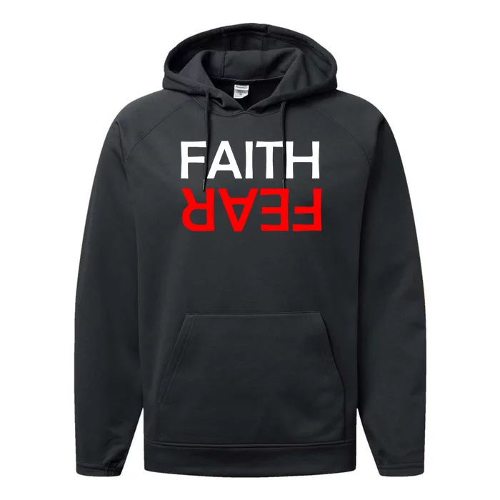 Faith Over Fear Performance Fleece Hoodie