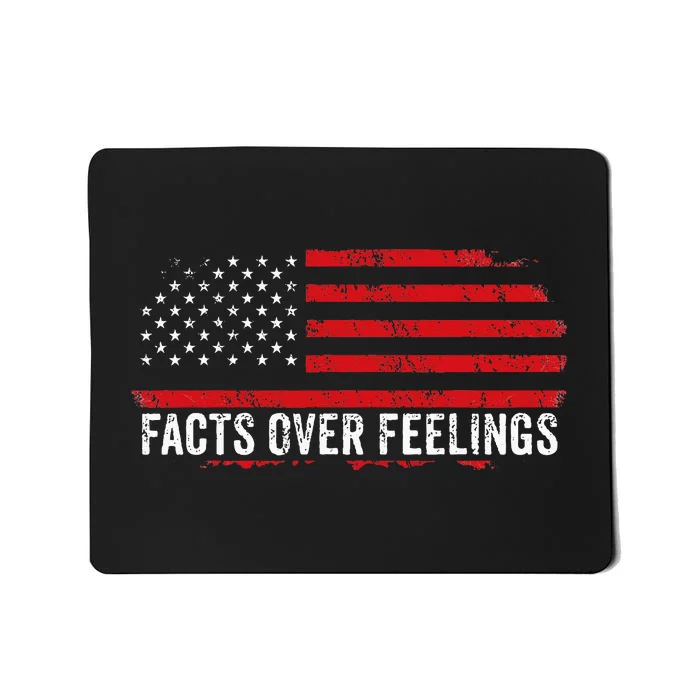 Facts Over Feelings Election 2024 Maga Trump Mousepad