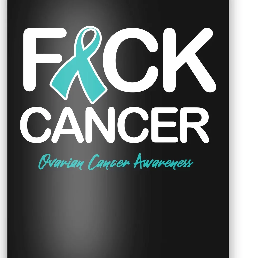 Faith Over Fear Cancer Cancer Ovarian Cancer Awareness Products Poster