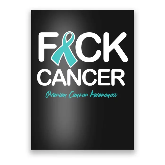 Faith Over Fear Cancer Cancer Ovarian Cancer Awareness Products Poster