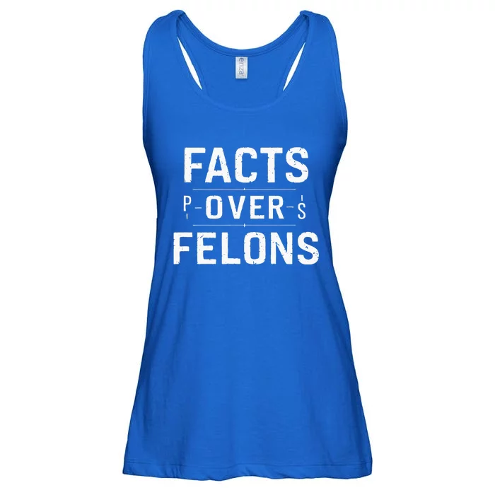 Facts Over Felons TrumpS Conviction Truths Ladies Essential Flowy Tank