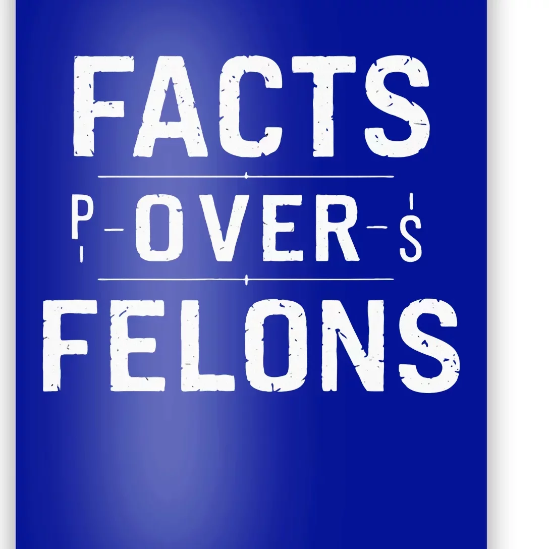 Facts Over Felons TrumpS Conviction Truths Poster