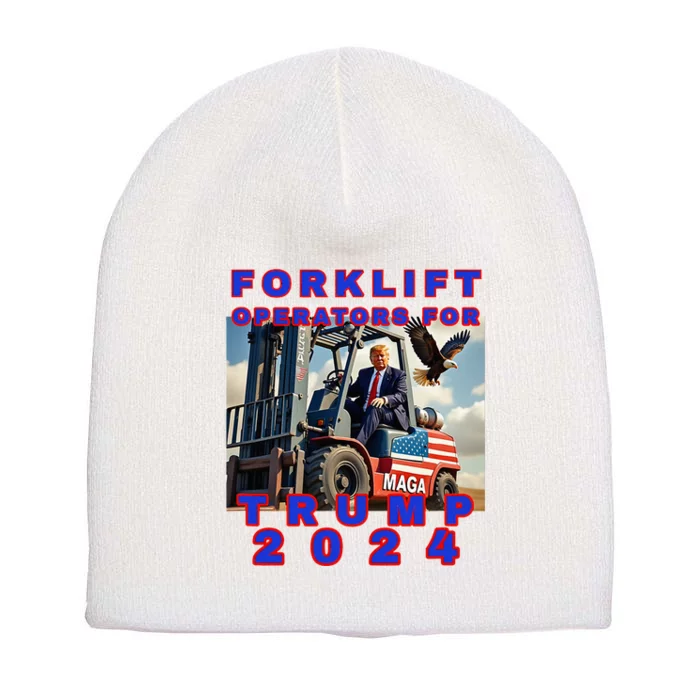 Forklift Operators For Trump Short Acrylic Beanie