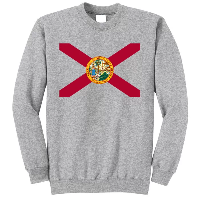 Flag Of Florida The Sunshine State Miami Orlando Tampa Tall Sweatshirt