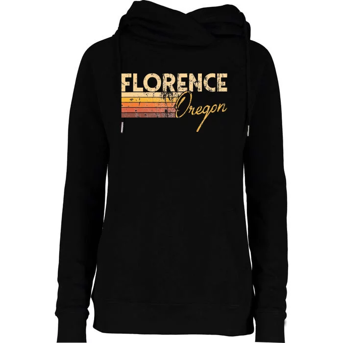 Florence Oregon Womens Funnel Neck Pullover Hood