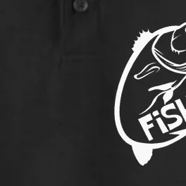 Fish On Fish Keeper Dry Zone Grid Performance Polo