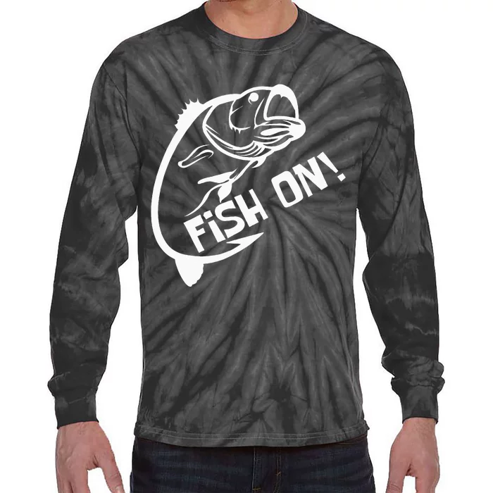 Fish On Fish Keeper Tie-Dye Long Sleeve Shirt