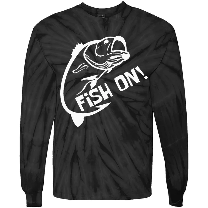 Fish On Fish Keeper Tie-Dye Long Sleeve Shirt