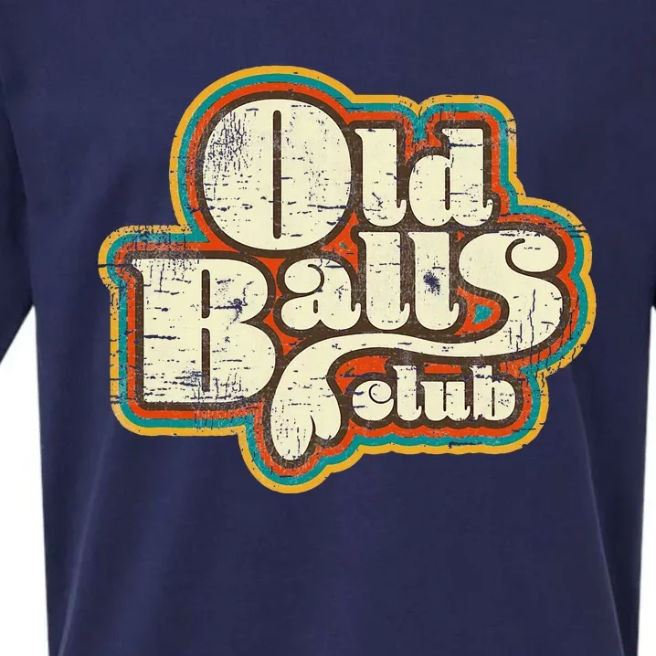 Funny Old Fart 40th Birthday Gift For Old Balls Club Sueded Cloud Jersey T-Shirt