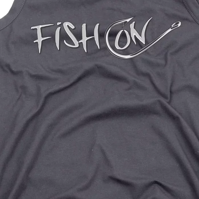 Fish On Fish Hook Tank Top