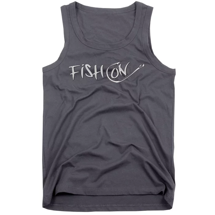 Fish On Fish Hook Tank Top