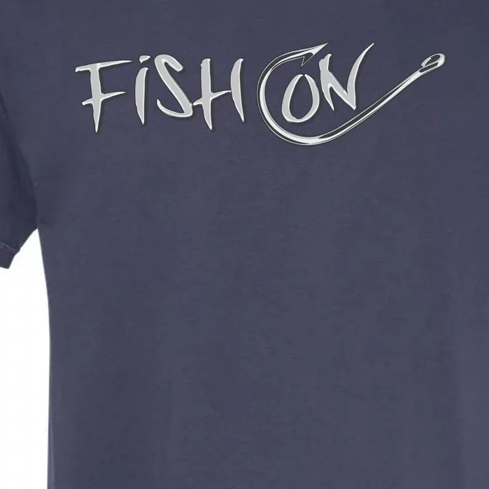 Fish On Fish Hook Garment-Dyed Heavyweight T-Shirt