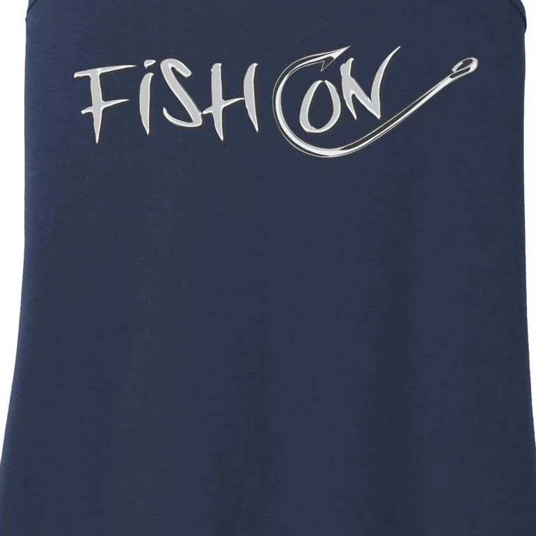 Fish On Fish Hook Ladies Essential Tank