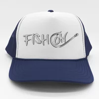 Ofishally Four Birthday Decorations 4 Year Old Fishing Trucker Hat