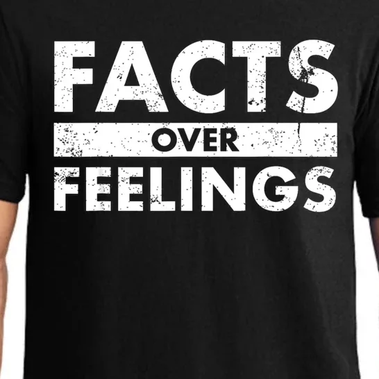 Facts Over Feelings Right Conservative Republican Political Pajama Set