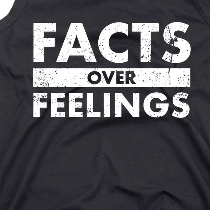 Facts Over Feelings Right Conservative Republican Political Tank Top