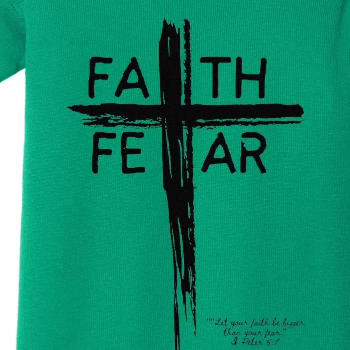 Faith Over Fear Baby Bodysuit