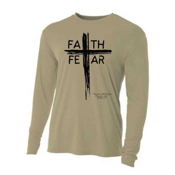 Faith Over Fear Cooling Performance Long Sleeve Crew