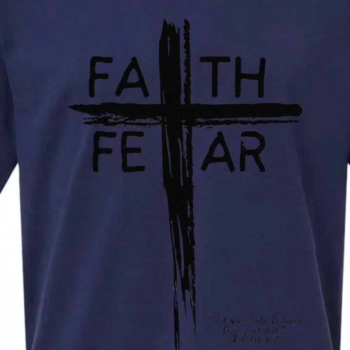 Faith Over Fear Sueded Cloud Jersey T-Shirt