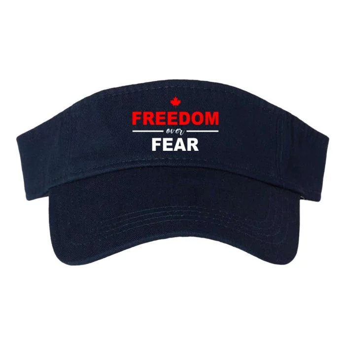 Freedom Over Fear Canada Valucap Bio-Washed Visor