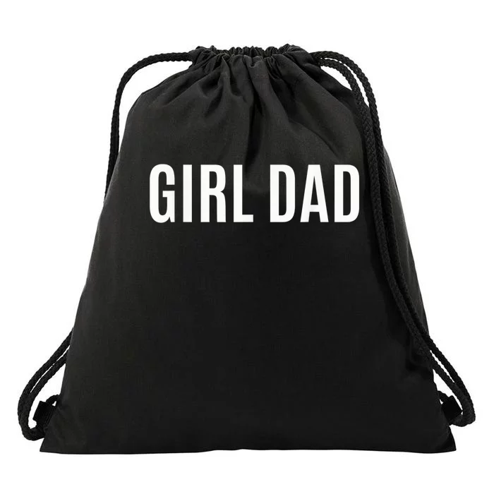 Father of girl - Proud New Girl Dad - Fathers Day Gift Drawstring Bag