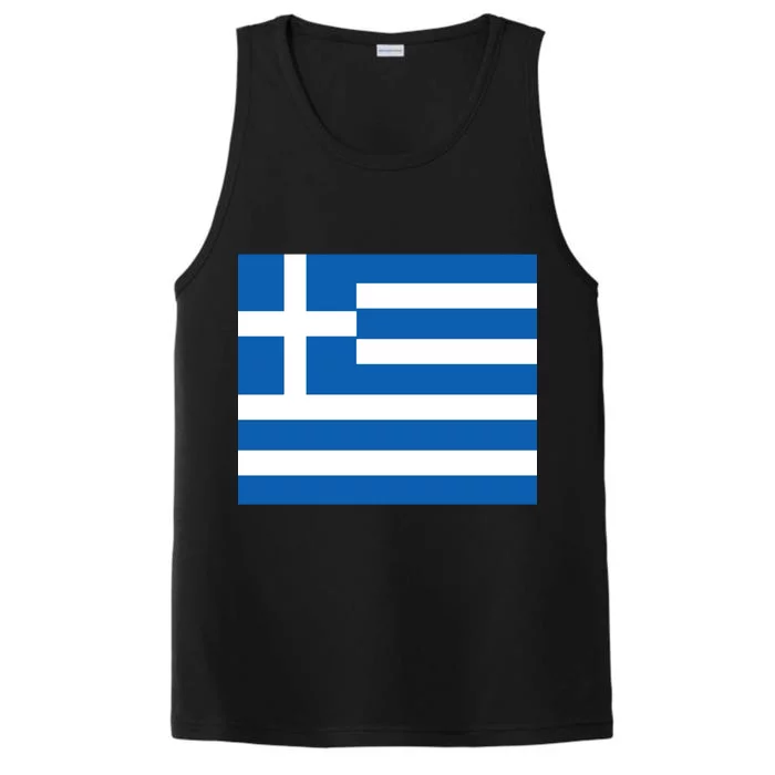 Flag of Greece Performance Tank