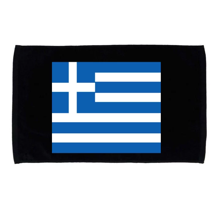 Flag of Greece Microfiber Hand Towel