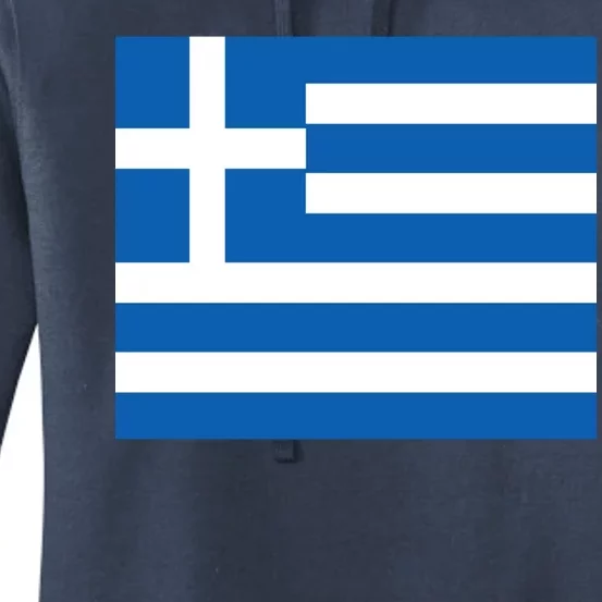 Flag of Greece Women's Pullover Hoodie