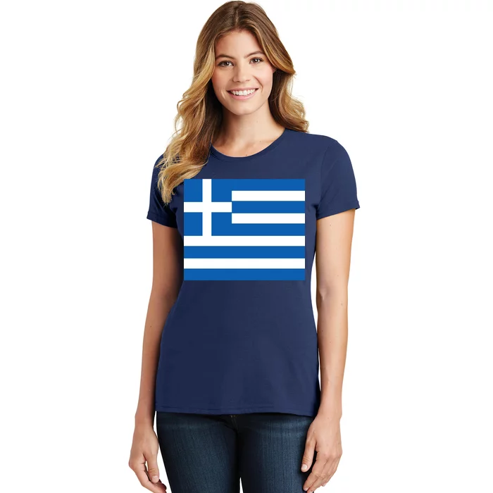 Flag of Greece Women's T-Shirt