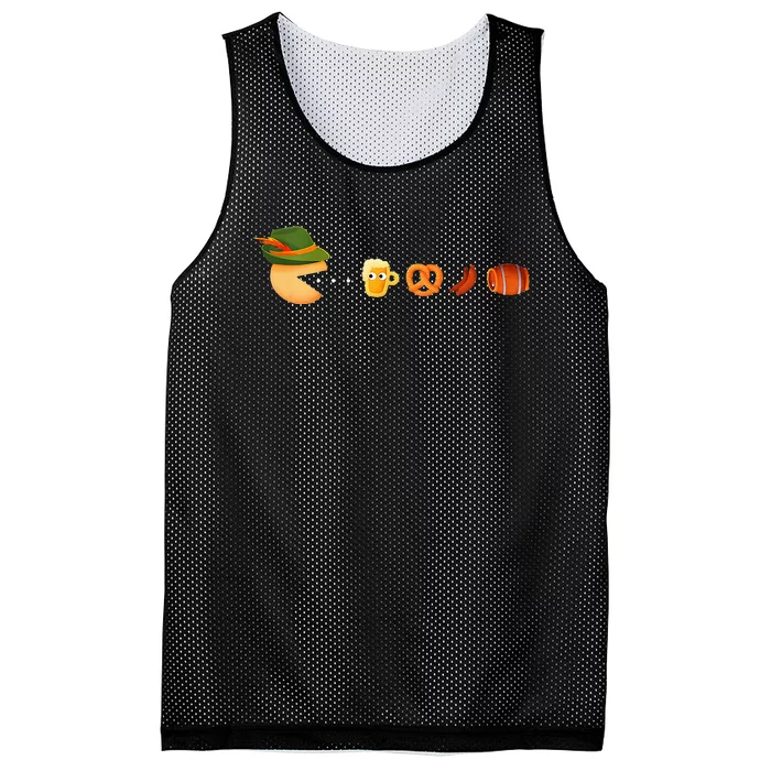 Funny Oktoberfest Gamer Beer Festival Mesh Reversible Basketball Jersey Tank