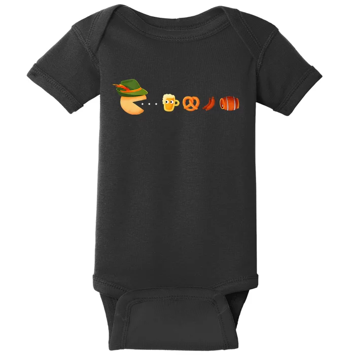 Funny Oktoberfest Gamer Beer Festival Baby Bodysuit