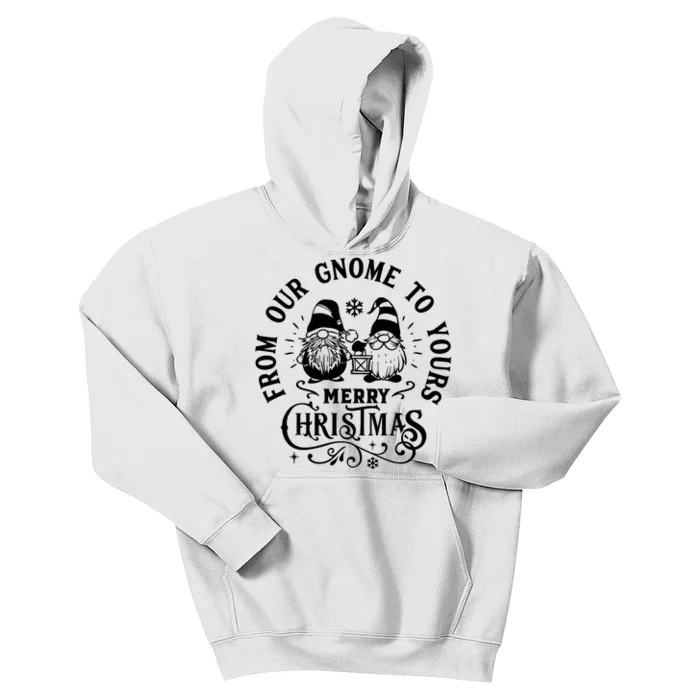 From Our Gnome To Yours Merry Christmas Kids Hoodie