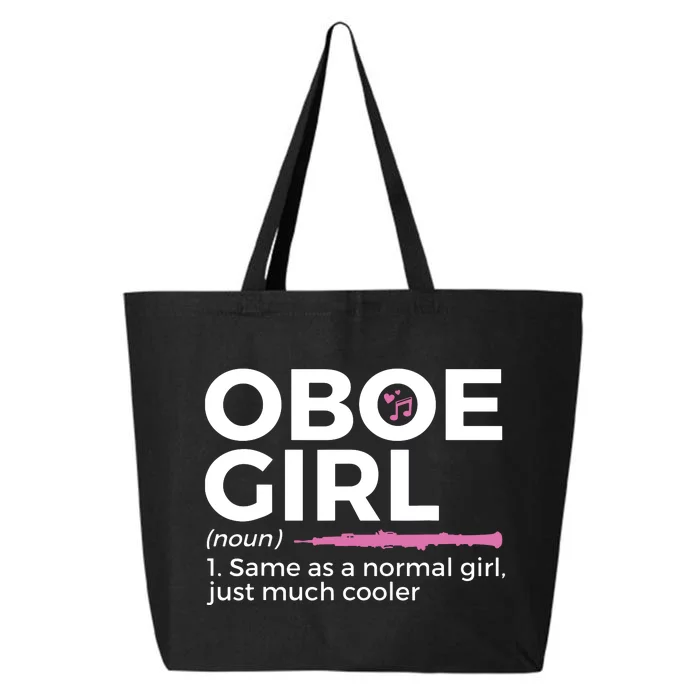 Funny Oboe Girl Definition Funny Oboe 25L Jumbo Tote