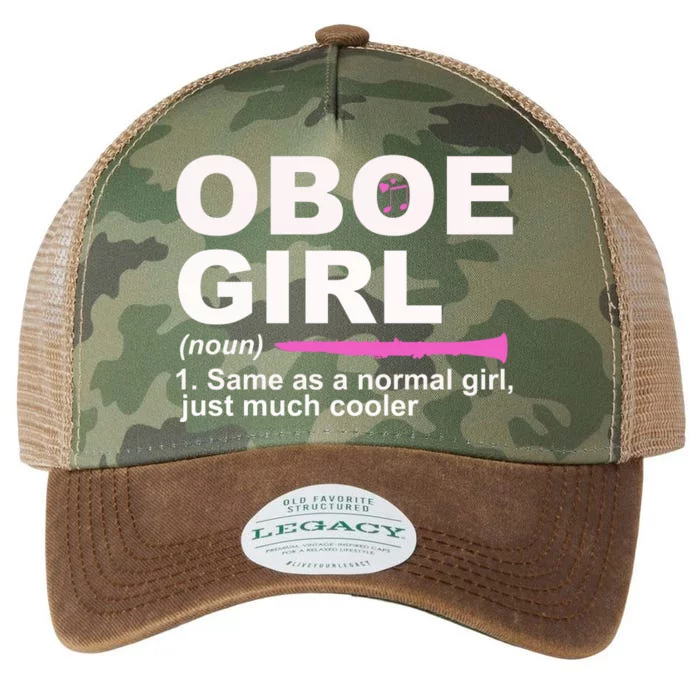 Funny Oboe Girl Definition Funny Oboe Legacy Tie Dye Trucker Hat