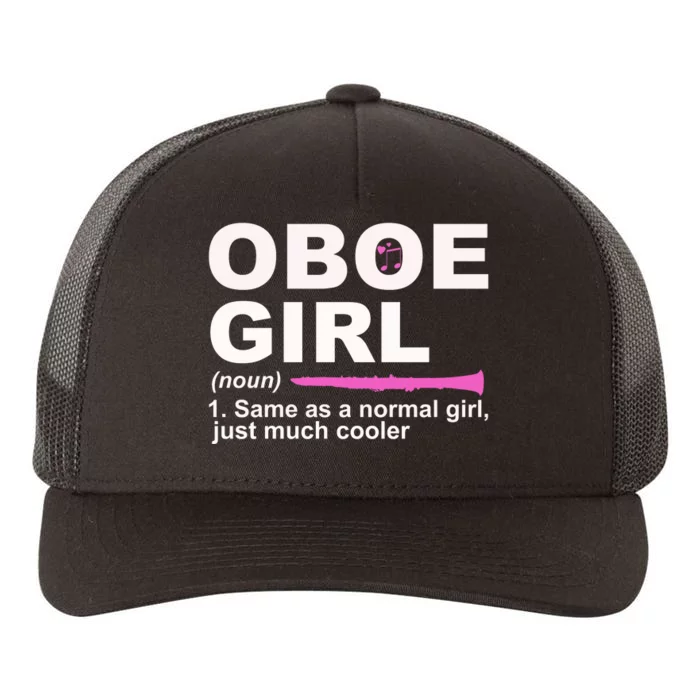 Funny Oboe Girl Definition Funny Oboe Yupoong Adult 5-Panel Trucker Hat