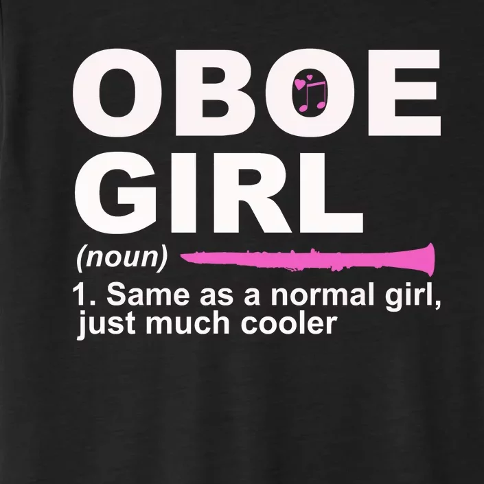 Funny Oboe Girl Definition Funny Oboe ChromaSoft Performance T-Shirt