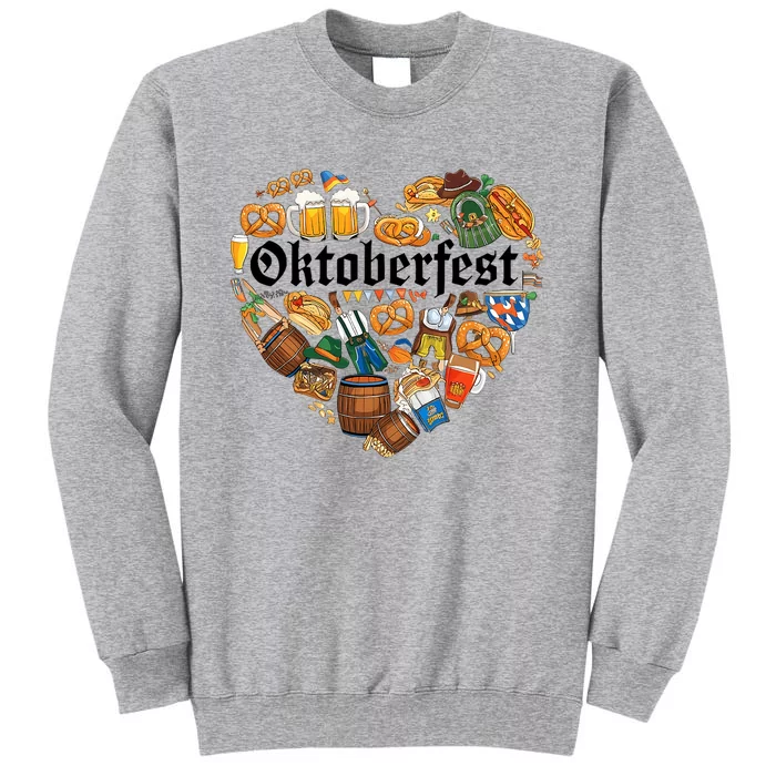 Funny Oktoberfest German Bavarian Women Beer Fest Tall Sweatshirt