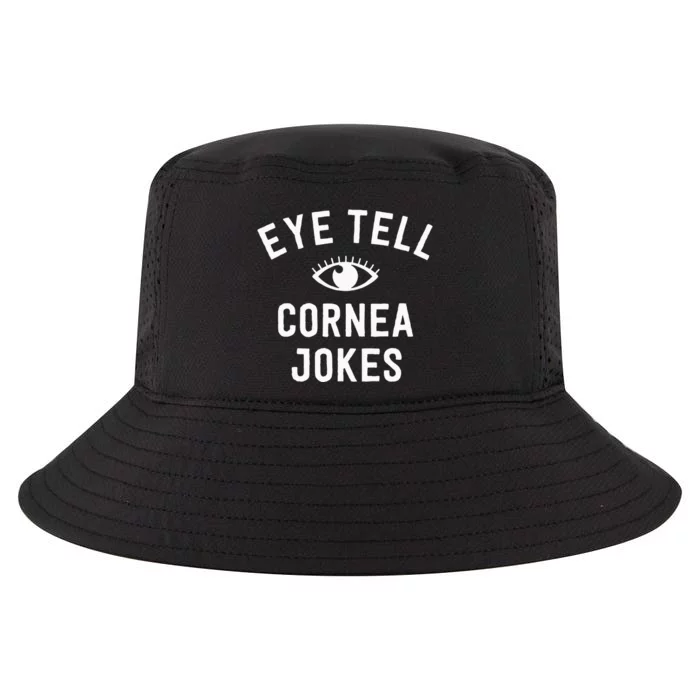 Funny Optometrist Gifts Ideas Optician Tell Cornea Jokes Cool Comfort Performance Bucket Hat