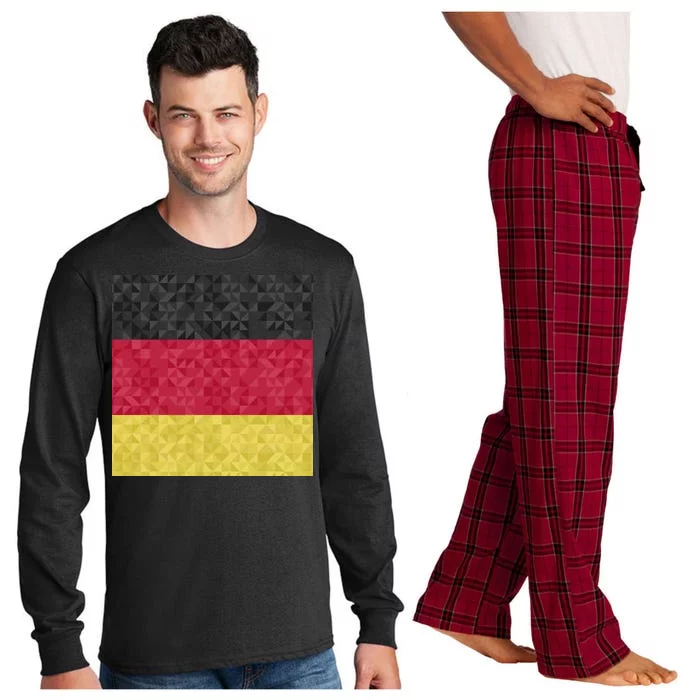 Flag Of Germany Long Sleeve Pajama Set