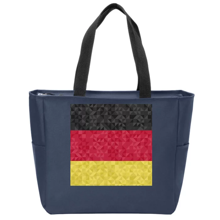 Flag Of Germany Zip Tote Bag