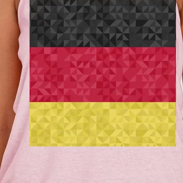 Flag Of Germany Women's Knotted Racerback Tank