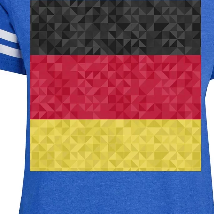 Flag Of Germany Enza Ladies Jersey Football T-Shirt