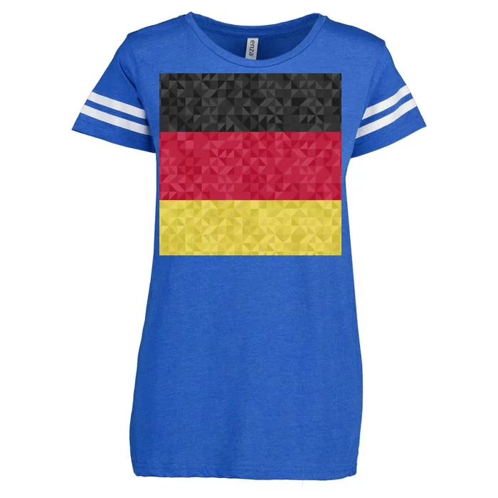 Flag Of Germany Enza Ladies Jersey Football T-Shirt