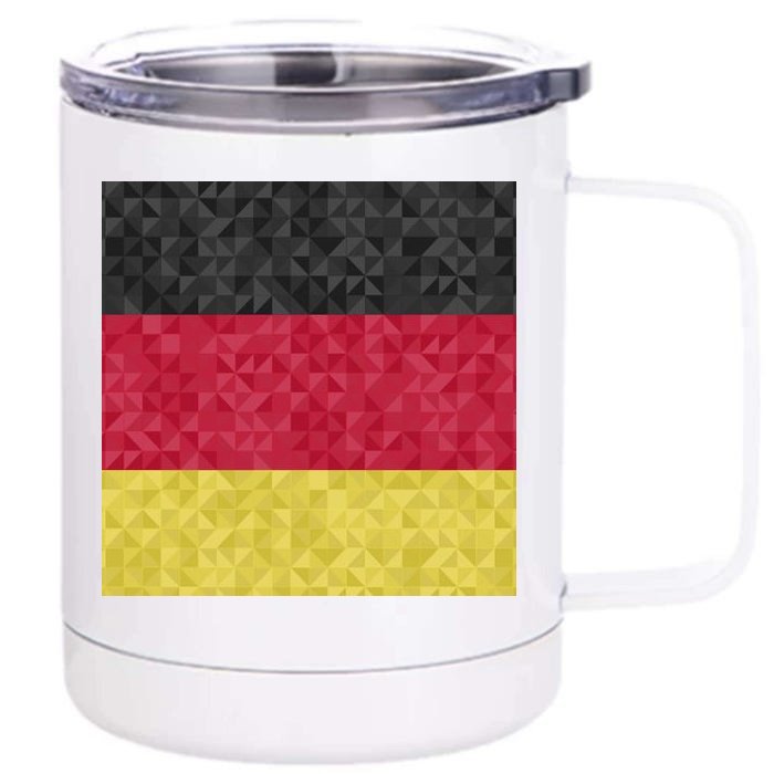 Flag Of Germany Front & Back 12oz Stainless Steel Tumbler Cup